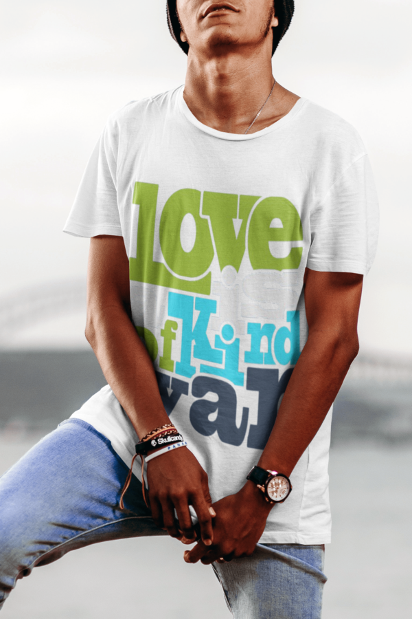 D'Lazyy Love printed T-shirt - Image 3